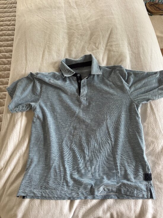Iceberg Other - Iceberg Pique Polo Shirt L Light Blue
